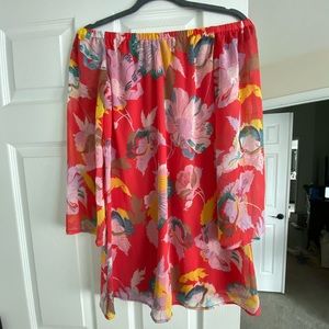 Off the shoulder floral dress